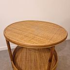 Vintage Bijzettafel Bamboe Tafeltje thumbnail 7