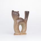 Grottes Dieulefit Aardewerken Kat, Frankrijk 1960S thumbnail 4