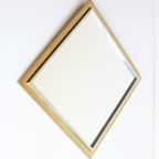 Belgo Chrome Diagonal Hanging Mirror, 1970S. thumbnail 2