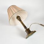 Herda Holland - Dutch Design - Model T 9670 - Brons - Messing - Kolom Tafellamp - Neoklassieke St thumbnail 5