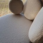 Shaise Longue Bank Nieuw Bekleed Teddy Stof Bank thumbnail 7