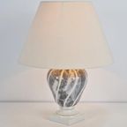 Vintage Jar Tafellamp Marmer Keramiek France 1980 Regency thumbnail 4