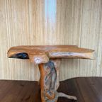 Vintage Wabi - Sabi Massief Wortelhouten Tafel / Sidetable thumbnail 2