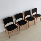 Vintage Eetkamerstoelen | Stoelen | Jaren 60 | Eiken thumbnail 3