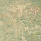 Vintage Schilderij Vrouw Bloemenpluk Acrylverf Op Doek Gesigneerd thumbnail 12