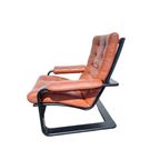 Mcm Design Fauteuil En Voetbank, Lystolet, Zweden,1970S thumbnail 11