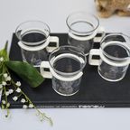 Vintage Theeglazen Bodum Denemarken Wit (Set Van Vier) thumbnail 5