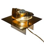 Herda - Space Age Wall Pendant / Sconce - Brown Acrylic thumbnail 3