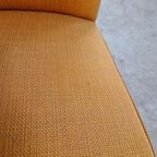50's Vintage Fauteuil Perzik Kleur Fifties Retro Fauteuil thumbnail 10