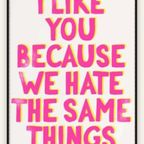 I Like You Because We Hate The Same Things thumbnail 2