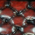 Chesterfield Daybed - Antiek Rood. Speciale Nagels thumbnail 8