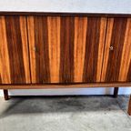 Vintage Palissander Dressoir Met Openslaande Deurtjes. Duitsland 1970'S thumbnail 3