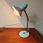 Mooie Vintage Blauwe Bureau Lamp Van Eurolux thumbnail 2