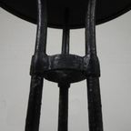 Art Deco Bistrotafel, Tuintafel Op Gietijzeren Voet thumbnail 14