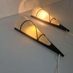 Een Paar Wandlampen Design Metaal Glas. thumbnail 3
