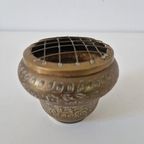Vintage Koperen Rozensteker Bloem Vaasje Van Koper thumbnail 5