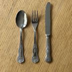 Vintage Silver Cutlery Sets With Shell Handles thumbnail 5