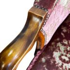 Vintage Roze Barok Tweezit / Sofa / Zetel thumbnail 8