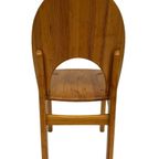 Vintage Set Van Vier Rainer Daumiller Grenen Stoelen Design thumbnail 21
