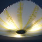 Yellow And White Ceiling Lamp 1960S thumbnail 3