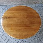 A A Patijn Vintage Ovale Ronde Tafel Eettafel Jaren 60 thumbnail 14