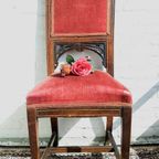 Antieke Modernisme Stoel / Spaanse Art Nouveau Stoel (ca1890) / Modernismo Chair thumbnail 4