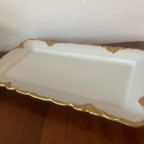 Vintage Porselein Serveerschaal Van Limoges Lebatard | Kerst thumbnail 9