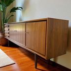 Vintage Xl Houten Dressoir / Buffetkast / Commode thumbnail 3