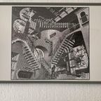 M.C. Escher Art-Punt Relativity In Barth Aluminium Lijst thumbnail 2