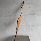 Heron Crane Sculptural Wooden Art Piece thumbnail 4