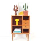 Vintage Teak Houten Kastje Laden Vakken Keuken thumbnail 2