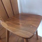 2 Brutalist Vintage Stoelen Frans Jaren 60. thumbnail 8