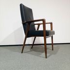 Mid-Century Fauteuil With High Backrest By German Designer Josef Hillerbrand thumbnail 6