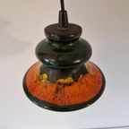 Vintage Hanglamp Keramieke Hanglamp Jaren 70 Oranje thumbnail 3