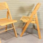 Set Van 2 Vintage Houten Klapstoelen, Ikea thumbnail 4