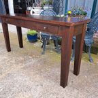 Klassieke Sidetable, Wandtafel Console Afm. 160X40 En 77Cm H thumbnail 3