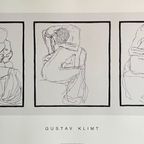 Gustav Klimt After (1862-1918),  Coppia Di Amanti, 1903, Printed In Italy thumbnail 2