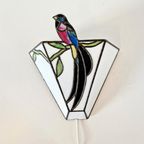 Vintage Wandlamp Glas In Lood / Tiffany Stijl thumbnail 7