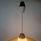 Vintage Fiberglas Bakeliet Lamp Van Louis Kalff Voor Philips thumbnail 8