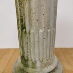 Antiek, Brocante Franse Zuil Of Pied De Stalle Voor Bloembak. Steen thumbnail 11