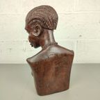 Houten Buste Afrikaanse Vrouw thumbnail 3