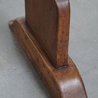 Stijlvolle En Tijdloze Antieke Halbank/ Bank Voor Aan De Eettafel Met Een Mooi Patina thumbnail 14