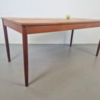 Vintage Teak Tafel & 6 Stoelen Mid Century Denmark '60 thumbnail 8