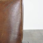 Statige, In Goede Staat Verkerende En Comfortabele Schapenleren Fauteuil/Armchair thumbnail 10