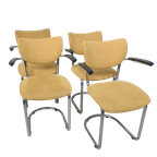 De Wit – 3011 – Vintage Eetkamerstoelen 4 Stuks thumbnail 5