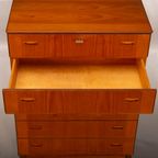 Deens Design Teak Hoge Ladekast, 1960s thumbnail 16
