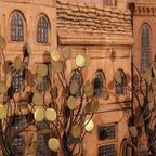 Daniel D Haeseleer Wall Sculpture Ceramic House With Copper Trees Air Balloon thumbnail 7