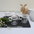 Vintage Theeglazen Bodum Denemarken Wit (Set Van Vier) thumbnail 7