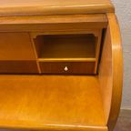 Vintage Rolltop Kast-/ Secretaire Deens thumbnail 9