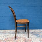 7x Vintage Rotan Stoelen, Model 215r, Thonet thumbnail 15